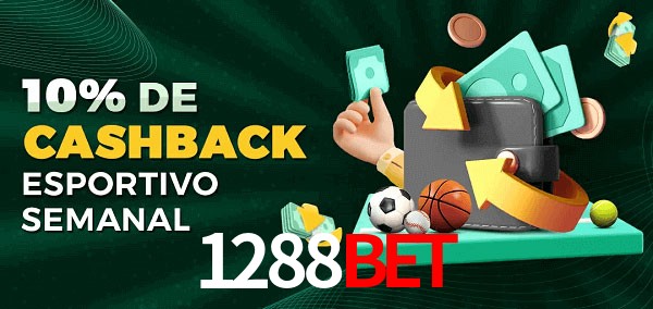 10% de bônus de cashback na 1288Bet